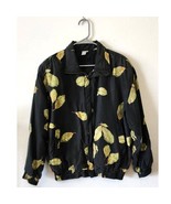 FUDA International Vintage Silk Full Zip Jacket w/ Pockets Size Medium - $53.34 CAD