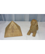 Vintage Souvenir Egyptian Style Trinket Box plus Sphinx - $645.41 MXN