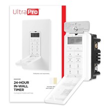 UltraPro 24-Hour Digital In-Wall Timer, Easy-to-Program, Presets, Countd... - £33.46 GBP