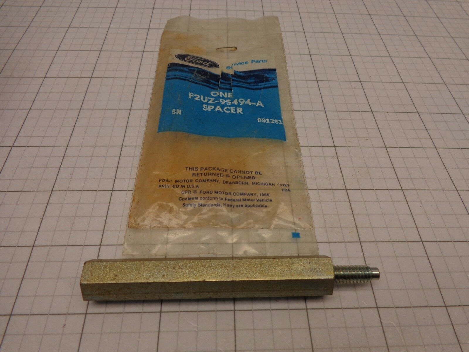 FORD OEM NOS F2UZ-9S494-A Hex Spacer Stud - $20.30