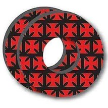 Factory Effex Iron Crosses MX ATV Handlebar Grip Donuts Blister Busters - £3.94 GBP