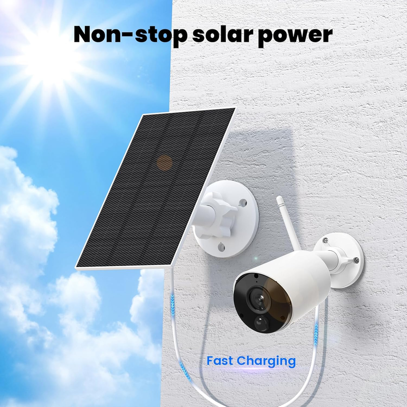 Solar Panels for Outdoor Security Camera, USB Solar Panel for Camera, Lp65 Water Item image 2