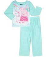 Peppa Pig and Magical Unicorn Toddler Girl's Mint Green Flannel Pajama Set - $278.01 MXN Peppa Pig and Magical Unicorn Toddler Girl's Mint Green Flannel Pajama Set - $278.01 MXN