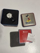 New Disney Mickey Mouse 75 Years With Mickey Watch With Tin For Avon 2002 - $19.25