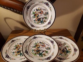 4 Vintage Double Phoenix Nikko Ironstone Imari ? Dinner Plates - Japan - £31.92 GBP