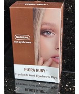 Flora Ruby Eyelash and Eyebrow Dye Kit Brown New