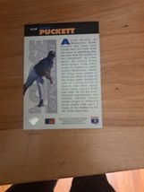 1994 Collectors Choice Up Close And Personal Kirby Puckett #638 - £1.31 GBP