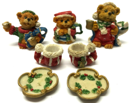 Christmas Bear Set of 9 Mini Tea Set - $14.85