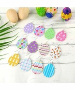 Faux Leather Teardrop Earrings Lot of 12 Pairs Wholesale Easter Jewelry ... - $27.99
