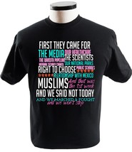 First They Came For Shirt Science Civil Rights Muslim Resist Religion T-... - £13.53 GBP+