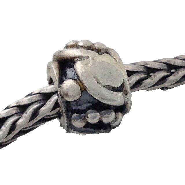 Authentic Trollbeads Art Deco Charm, Sterling Silver, 11222, New - $27.54