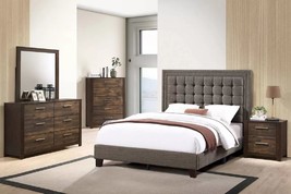 Ivybridge Modern 5-Piece Bedroom Set with Upholstered Headboard - Queen - $1,199.00