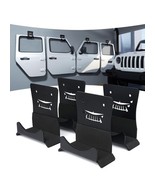 4 Pack Steel Door Hangers Wall Mount for 1956-2023 Jeep Wrangler CJ JK J... - $24.74