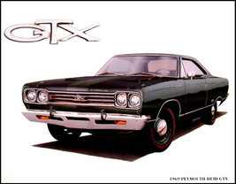 1969 Plymouth Belvedere Hemi GTX Art Print Lithograph - £20.90 GBP