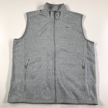 Vineyard Vines Girls Extra Large 18 Vest Jacket Heather Gray Full Zip - £29.26 GBP