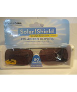 Solar Shield Clip on Sunglasses Lenses Polarized 100% UVA/UVB Protection - £4.75 GBP