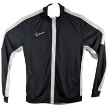 Womens Black DRY Full Zip Stretch Long Sleeve Track Jacket Nike Size Med... - £31.26 GBP