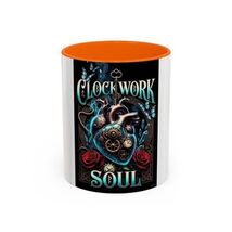 Clockwork Soul Mechanical Heart Clocks Roses Snake Mug 11oz 15oz - $18.79+