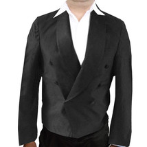 Mens Eton Jacket, Double Breasted Spencer-Style, Polyester - $38.99