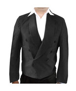 Mens Eton Jacket, Double Breasted Spencer-Style, Polyester - £30.48 GBP