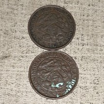 1929 &amp; 1937 NETHERLANDS ONE CENT COINS  - $1.99