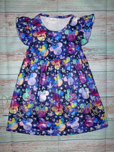 NEW Boutique Minnie Mouse Space Cupcake Mermaid Unicorn Girl Girls Pearl Dress - £10.86 GBP