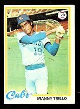 Chicago Cubs Manny Trillo 1978 Topps # 123 EX/EM - £0.39 GBP