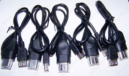 5x USB Cable for XBOX - Original XBOX to Female USB Adapter SOFT_MOD (5p... - £18.89 GBP