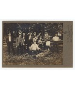 Antique c1890s Funny Cabinet Card Men and Boys Drinking Playing E. Green... - £58.64 GBP