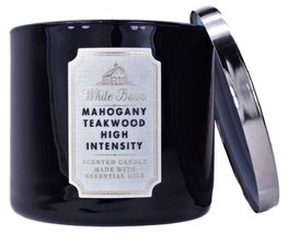 White Barn 3-Wick Candle In Mahogany Teakwood High Intensity By Bath And Body - £28.48 GBP