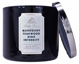 White Barn 3-Wick Candle In Mahogany Teakwood High Intensity By Bath And Body - £28.70 GBP