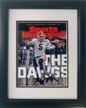 Georgia Bulldogs 2021 National Champions Sports illustrated Cover Framed - £39.95 GBP