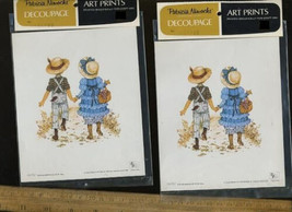 6 Arts Craft Prints 1974 Decoupage PAPER TOLE Art Holly Hobby Country Prairie [a - £25.28 GBP