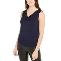 Trina Turk Womens Navy Sleeveless Cowl Neck Top - £37.36 GBP