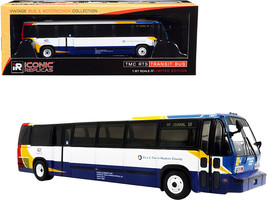 1999 TMC RTS Transit Bus #99 Journal Square Coach USA &quot;Red &amp; Tan in Hudson Count - £46.77 GBP