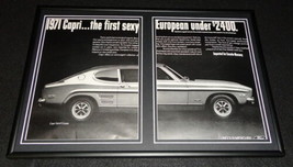 1971 Capri Sport Coupe Framed 12x18 ORIGINAL Advertising Display  - $69.29