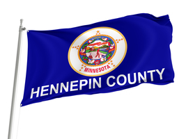 Hennepin County, Minnesota Flag,Size -3x5Ft / 90x150cm, Garden flags - £23.73 GBP