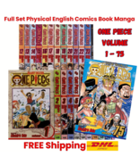 [Manga Comic Book English Ver] ONE PIECE by Eiichiro Oda Volume 1-75 FUL... - $1,583.01