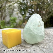 Authentic prehnite tumbled healing stones for unconditional love and spiritual - $7.35