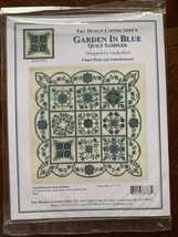 The Design Connection&#39;s A Garden In Blue Quilt Sampler CP7-773 14&quot;x14&quot; New - £11.64 GBP