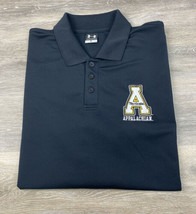 Appalachian State Under Armour Polo Shirt Men’s XL Black Football - $17.59