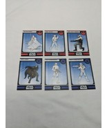 Set Of (6) Star Wars Miniatures Game Starter Set Cards - €15,29 EUR