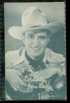 VINTAGE Cowboy Country Western Movie Star Advertising Card Gene Autry - £8.69 GBP