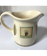 Pfaltzgraff Naturewood Herb Garden Stoneware Creamer Pitcher - $163.09 MXN