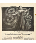 1949 RCA Victor Madame X Advertisement 45 RPM Record Player Vintage DWU16A - $367.32 MXN