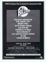 Mr Billion 1977 ORIGINAL Vintage 9x12 Industry Ad Slim Pickens Jackie Gl... - £15.48 GBP