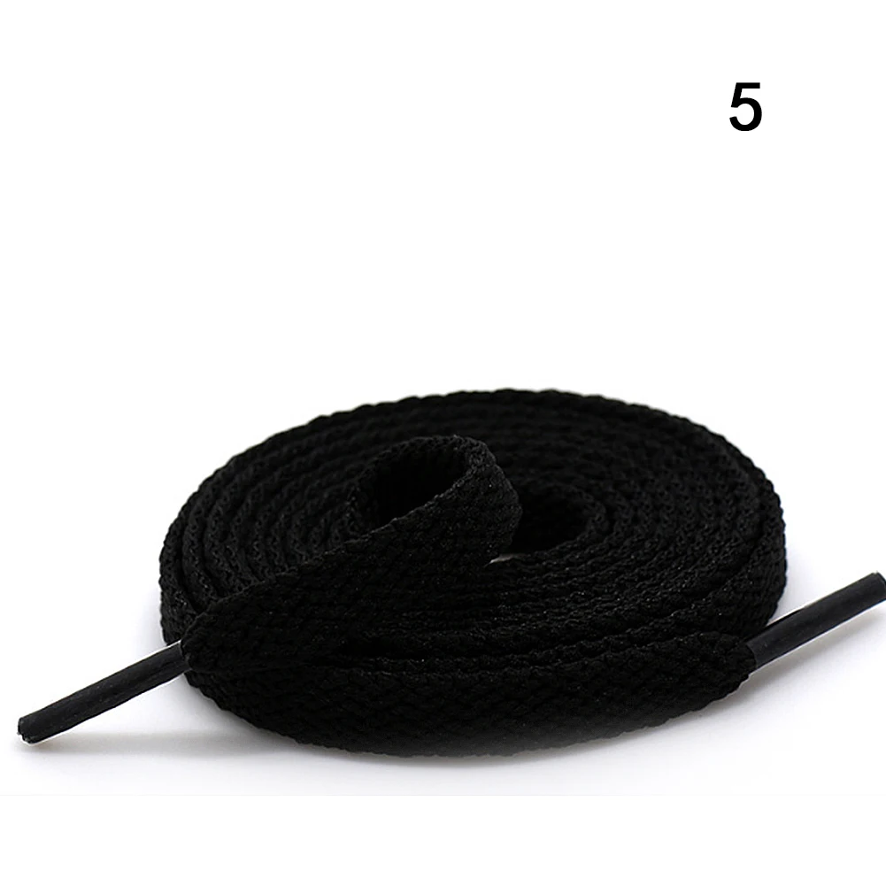 High quality polyester shoe laces solid color 150 cm casual sport running flat shoelace thumb200