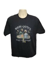 Bon Jovi Lost Highway All Roads Lead to the Rock Adult Large Black TShirt - £15.13 GBP