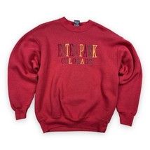 Vtg 90s Estes Park Colorado Embroidered Crewneck Sweatshirt Fall Tones W... - $19.79