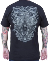 Black Market Art Tee Refuge Nautical Tattoo Sailor Black Tshirt S-M-L-XL-2XL NEW - £20.80 GBP